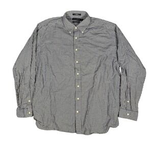 Vintage Daniel Cremieux Collection Mens XXL Button Down Shirt Italian Fabric